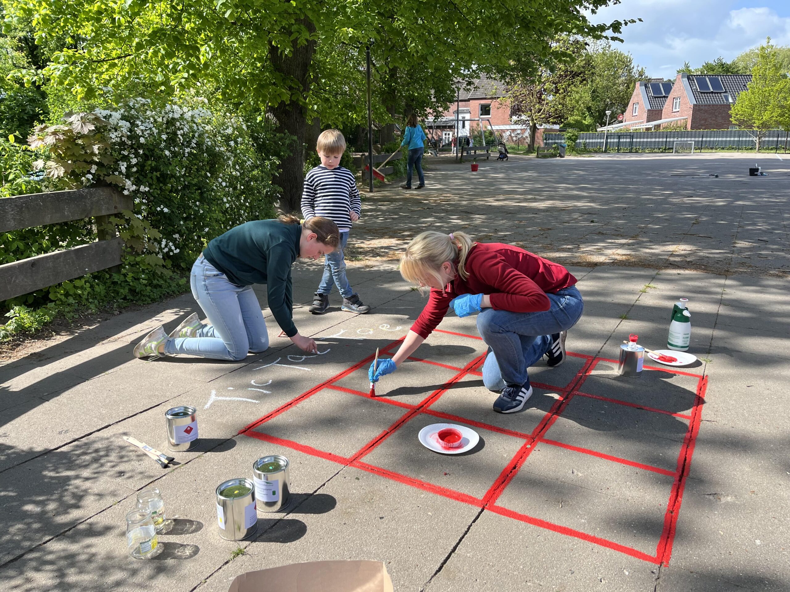 Pausenspiele auf dem Schulhof